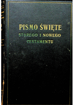 Pismo święte Starego i Nowego Testamentu 1935r