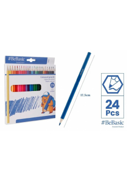 Kredki ołówkowe 24 kolory