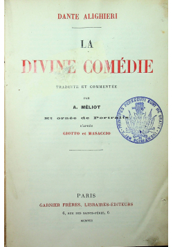 La divine comedie 1908r