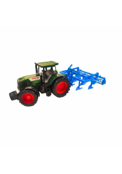 Traktor z pługiem