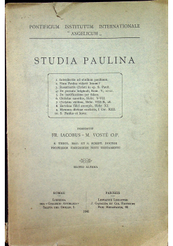 Studia Paulina 1941 r.