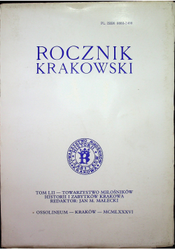 Rocznik Karkowski Tom LII