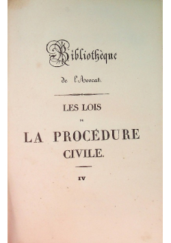 Les lois de la procédure civile  1836 r.