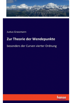 Zur Theorie der Wendepunkte