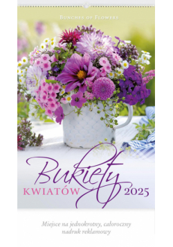 Kalendarz 2025 RW 14 Bukiety kwiatów