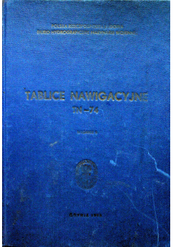 Tablice nawigacyjne TN 74