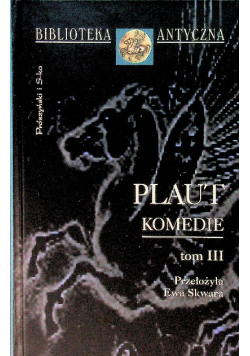 Plaut Komedie Tom III