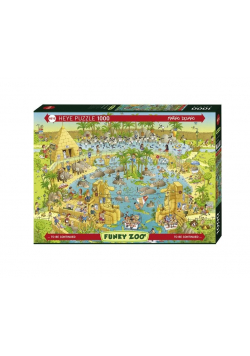 Puzzle 1000 Funky Zoo - Zoo pod piramidami