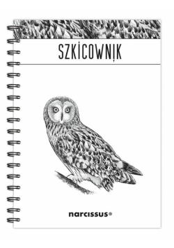 Szkicownik B5 60k na spirali - Sowa
