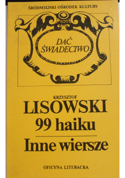 99 haiku inne wiersze