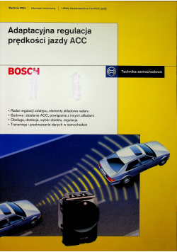 Bosch Adaptacyjna regulacja prędkości jazdy ACC