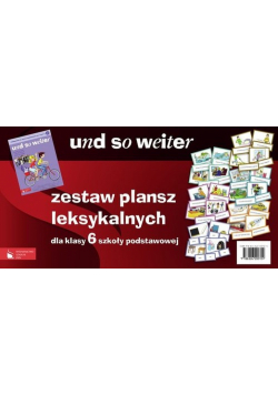 Und so weiter 6 Zestaw plansz leksykalnych