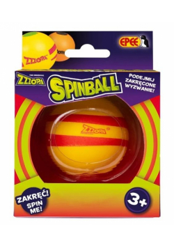 Spinball - Zakręcona zabawa żółta z czerwonym