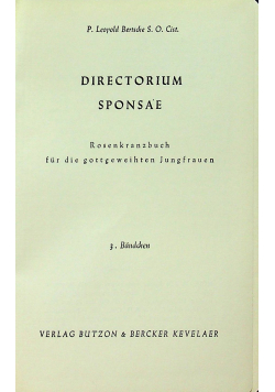 Directorium Sponsae 3