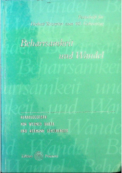 Beharrsamkeit und wandel