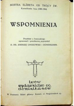 Wspomnienia 1932 r