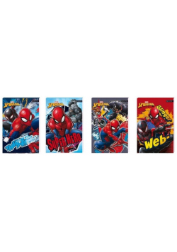 Notes A6/30K z poddrukiem Spider Man (12szt)