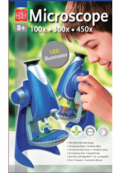 Edu - Mikroskop 100x 300x 450x