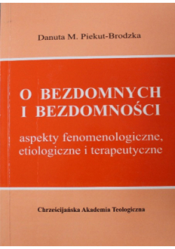 O bezdomnych i bezdomności