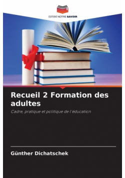 Recueil 2 Formation des adultes