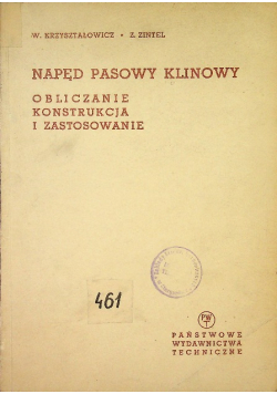Napęd pasowy klinowy