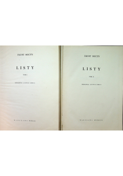 Socyn Listy 2 tomy