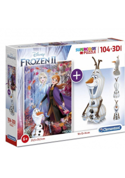 Puzzle 104 3D model Frozen 2