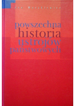 Powszechna historia ustrojów państwowych