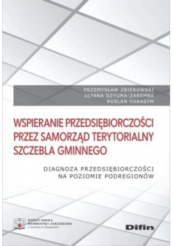 Wspieranie przedsiębiorczości przez samorząd terytorialny szczebla gminnego