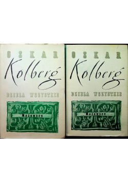 Kolberg dzieła wybrane Mazowsze 2 tomy