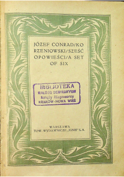 Sześć opowieści 1925r