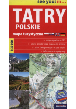 Tatry polskie - mapa turystyczna 1:30 000