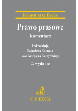 Prawo prasowe Komentarz