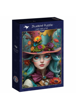 Puzzle 1000 Dama w kapeluszu