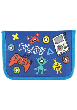 Piórnik dwuklapkowy bez wyp. Gamer BAMBINO
