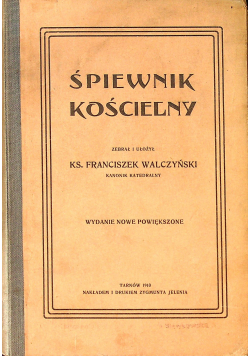 Śpiewnik kościelny 1910r