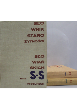 Słownik starożytności słowiańskich 3 tomy
