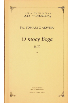 O mocy Boga Tom 2 Część 1