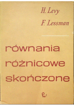 Równania różnicowe skończone