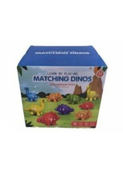 Gra Montessori: Dinozaury Literki 26el
