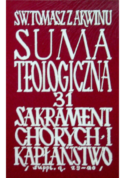 Suma teologiczna tom 31 reprint