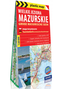 Wielkie Jeziora Mazurskie mapa turystyczna 1:60 000