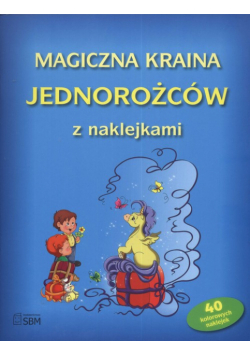 Magiczna kraina jednorożców z naklejkami