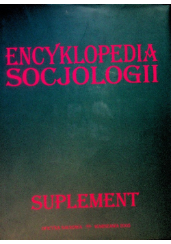 Encyklopedia socjologii Suplement