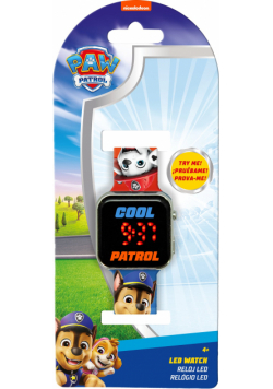 Zegarek LED z kalendarzem Paw Patrol PW20003