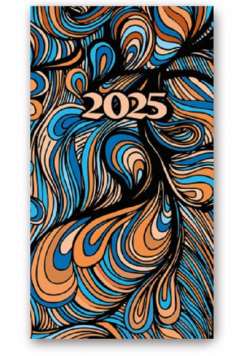 Kalendarz 2025 A6 tyg soft ABSTRAKCJA
