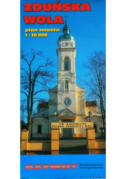 Zduńska Wola,  plan miasta,  skala 1:10000
