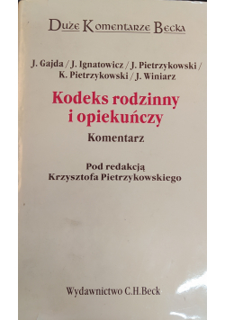 Kodeks rodzinny i opiekuńczy