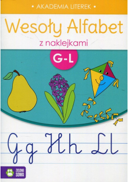 Wesoły alfabet z naklejkami G-L