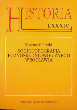 Socjotopografia późnośredniowiecznego Wrocławia